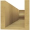 Ekena Millwork 6in. W x 6in. H x 28in. L Greensboro Woodgrain TimberThane Rafter Tail, Primed Tan RFTUR06X06X28GRNRCPR - alternate 6